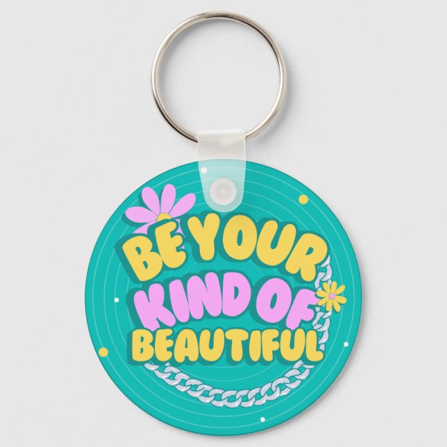 "Carry Joy Wherever You Go – Inspirational Keychai Key Ring (Front)