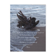 Carry My Burdens Prayer Postcard