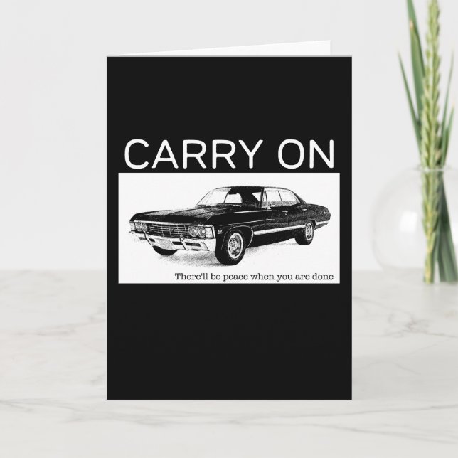 Carry On 1967 Chevrolet Impala Tribute Design Card (Front)