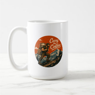 Carry the Coffee Vintage Adventure Mug