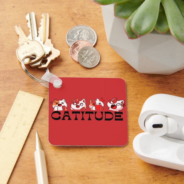 Carry Your Cat – Cute Cat Keychain 🐾💖 (Desk)