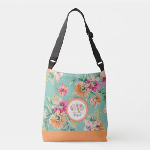 Carry Your Name in Flowers: Floral Tote with Monog