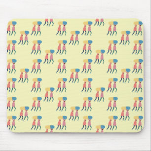 Carrying A Pill Pattern Mouse Mat