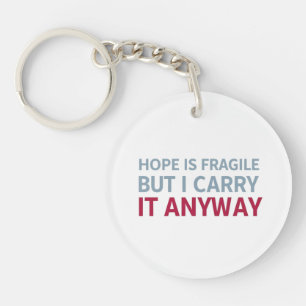 Carrying Hope Key Ring