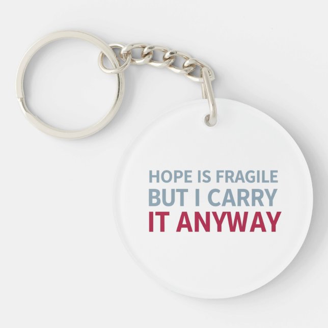 Carrying Hope Key Ring (Front)