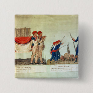 Carrying of the Model of the Bastille 15 Cm Square Badge