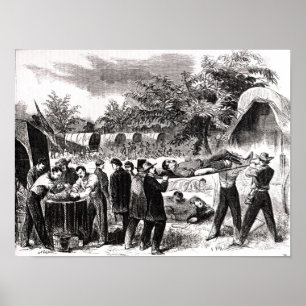 Carrying off the Wounded after the Antietam Poster