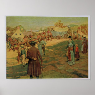 Carrying Powder to Perry at Lake Erie, 1911 Poster