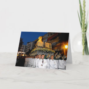 Carrying the Holy Mother Mary, Palm Sunday Card