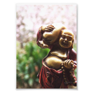 Carrying the Load Buddha Photo Print