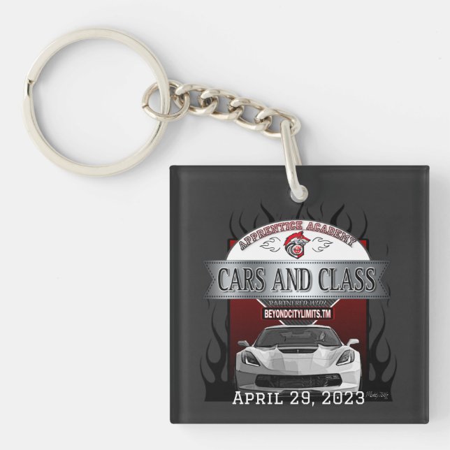 Cars and Class Key Ring (Front)