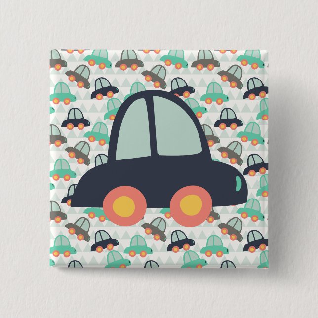Cars and More Cars 15 Cm Square Badge (Front)