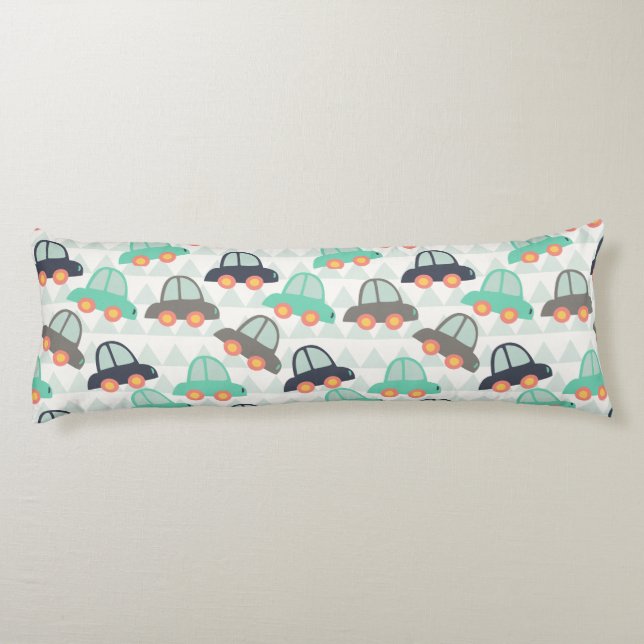 Cars and More Cars Body Pillow (Back)