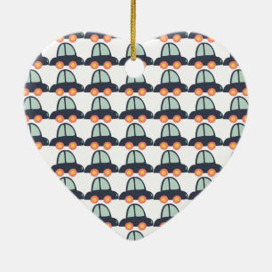 Cars and More Cars Ceramic Tree Decoration