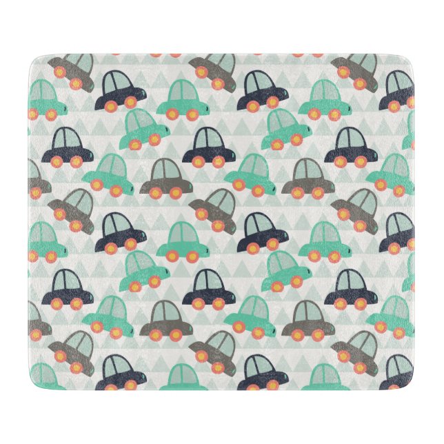 Cars and More Cars Cutting Board (Front)