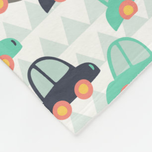 Cars and More Cars Fleece Blanket