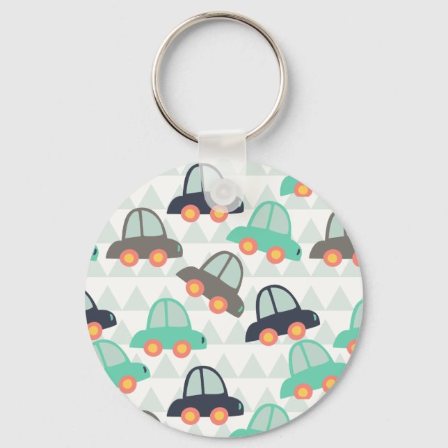 Cars and More Cars Key Ring (Front)