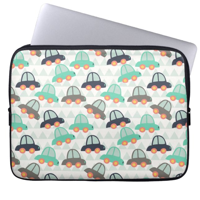 Cars and More Cars Laptop Sleeve (Front)