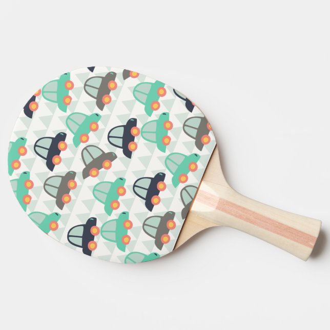 Cars and More Cars Ping Pong Paddle (Back Side)