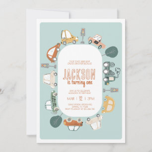 Cars Birthday Party Invitaiton Invitation