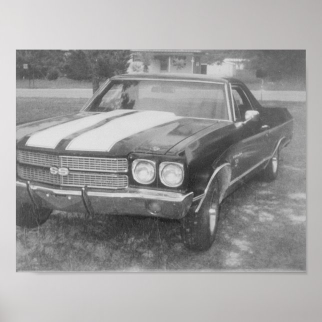 Cars black car poster (Front)