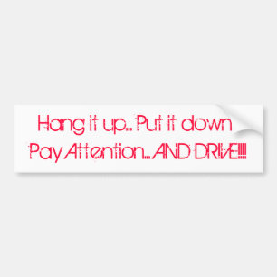 cars bumper sticker