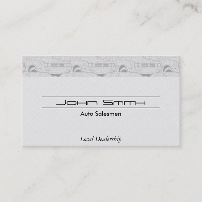 Cars Business Card (Front)