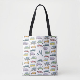 Cars Doodle  Tote Bag