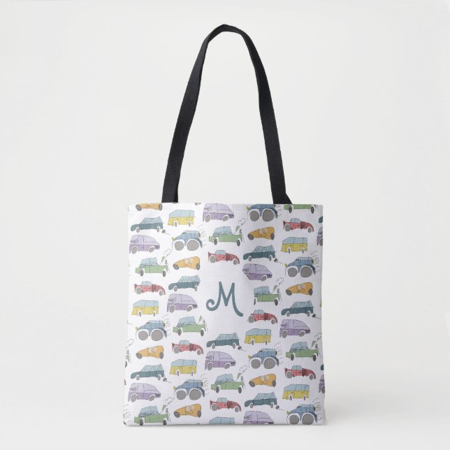 Cars Doodle  Tote Bag (Front)