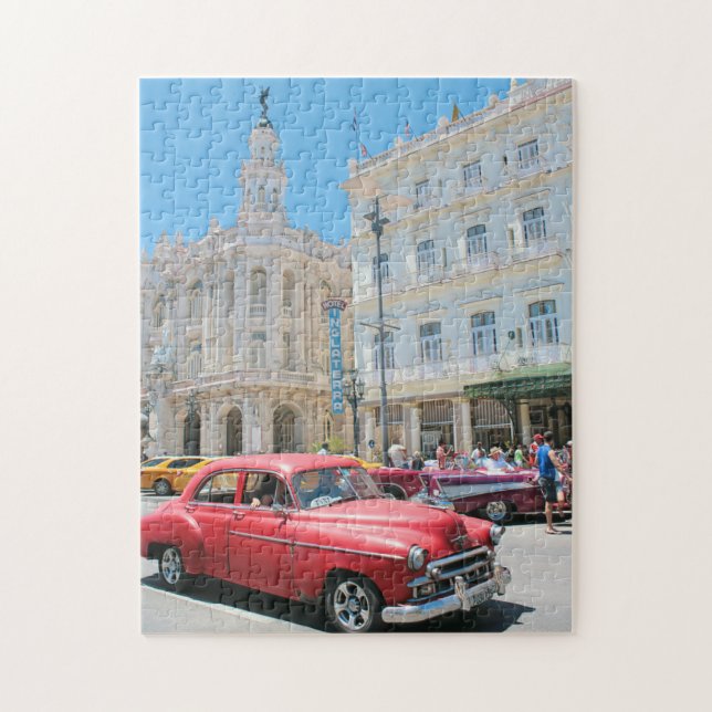Cars in Cuba Jigsaw Puzzle (Vertical)