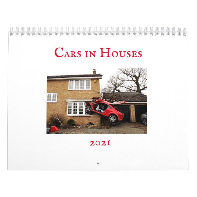 Cars in Houses Calendar 2021 (Cover)
