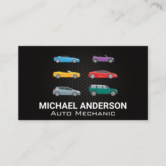 Cars Logo | Auto Services Business Card (Front)