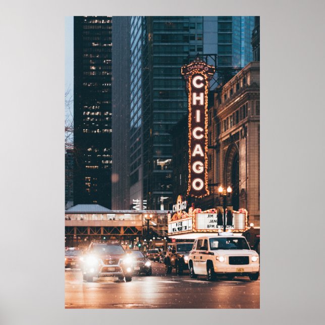 CARS NEAR BUILDINGS POSTER (Front)