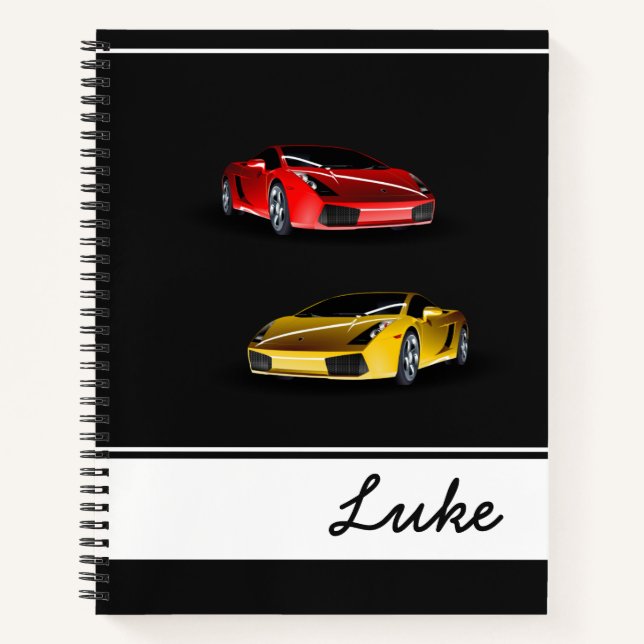 Cars Notebook (Front)