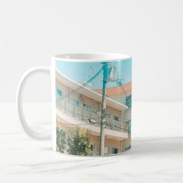 CARS ON ROAD COFFEE MUG (Left)