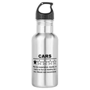 Cars One Star Rating 532 Ml Water Bottle