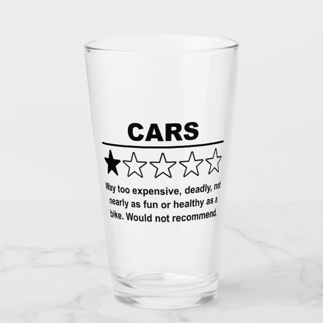 Cars One Star Rating Glass (Front)