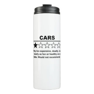 Cars One Star Rating Thermal Tumbler