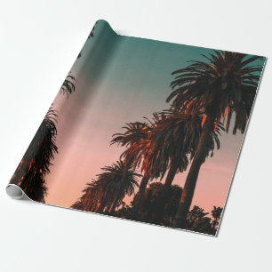 Cars parked on grey concrete near trees wrapping paper