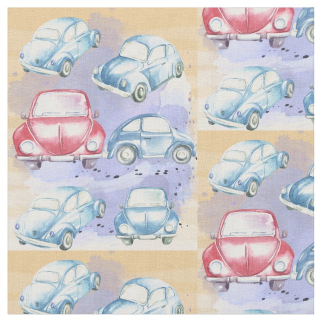 CARS PATTERN COLLECTION FABRIC (Close Up)