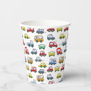 Cars Pattern Paper cup