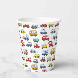 Cars Pattern Paper cup