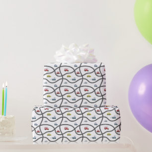 Cars Pattern Wrapping Paper