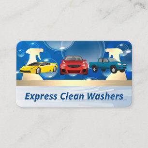 Cars   Soap Bubbles   Spray Bottles Business Card