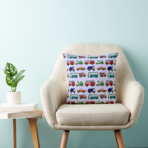 Cars, Trucks, Buses  Cushion