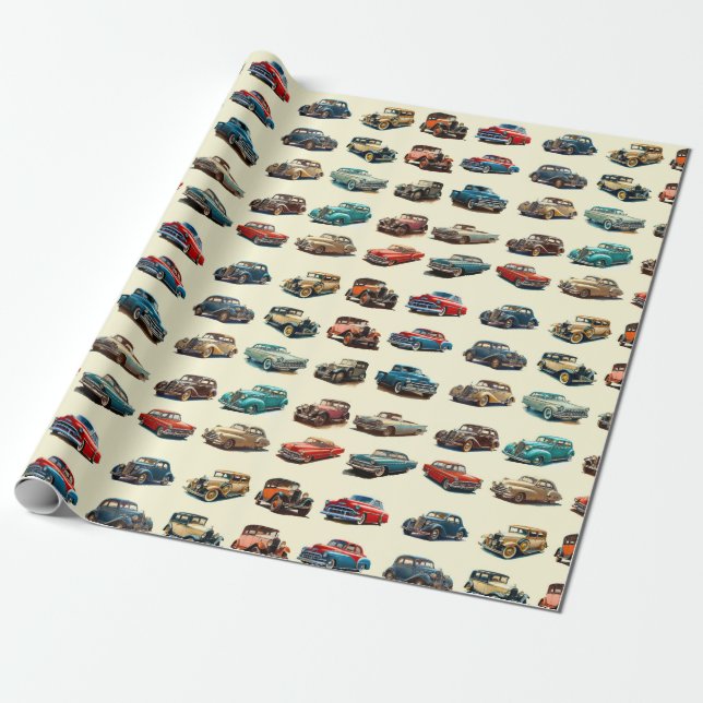 Cars Wrapping Paper (Unrolled)