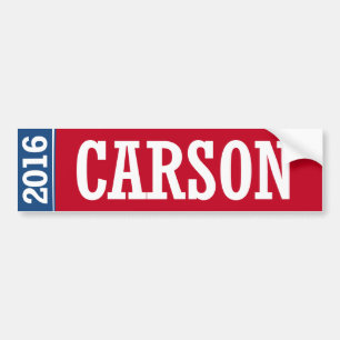 CARSON 2016 BUMPER STICKER