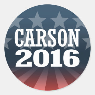 CARSON 2016 CLASSIC ROUND STICKER
