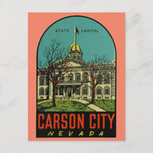 Carson City, Nevada Postcard
