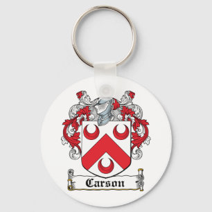 Carson Family Crest Key Ring